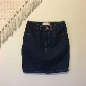 American Apparel denim skirt